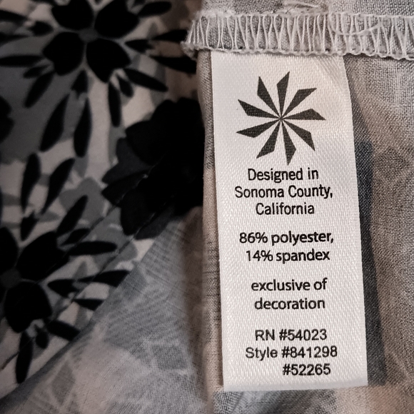 ATHLETA grey graphic print skort, 6 - Picture 12 of 14